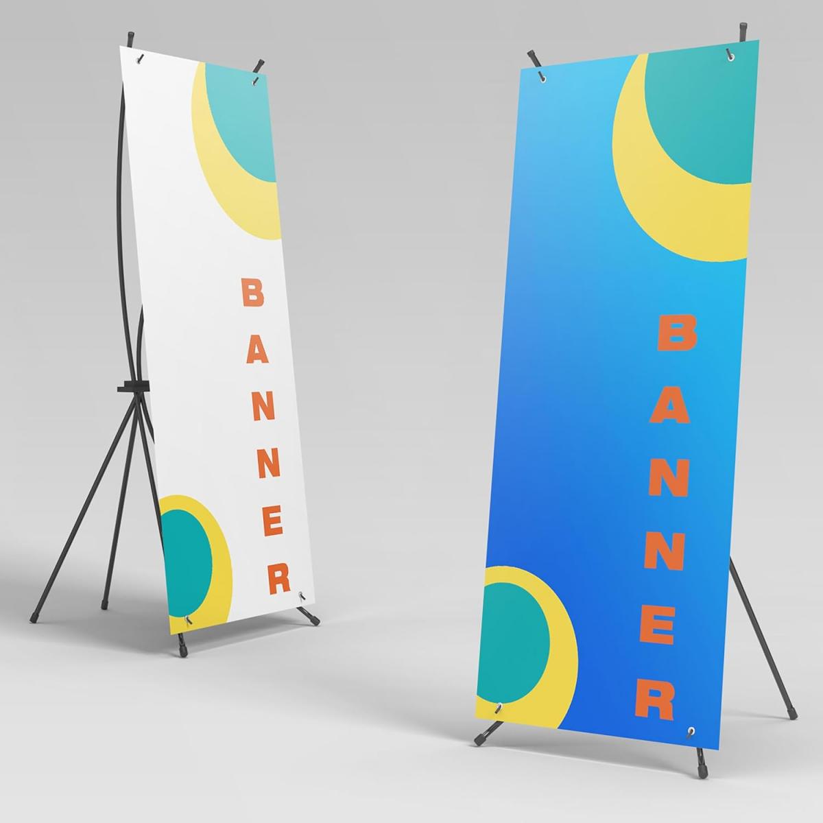 Display de 1.80 m con Lona impresa.