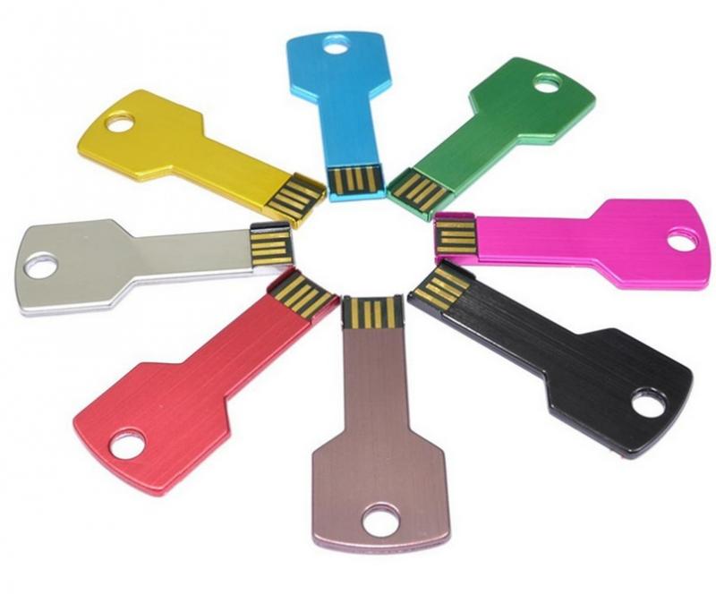 Memoria Usb Metálica de Llave 8GB