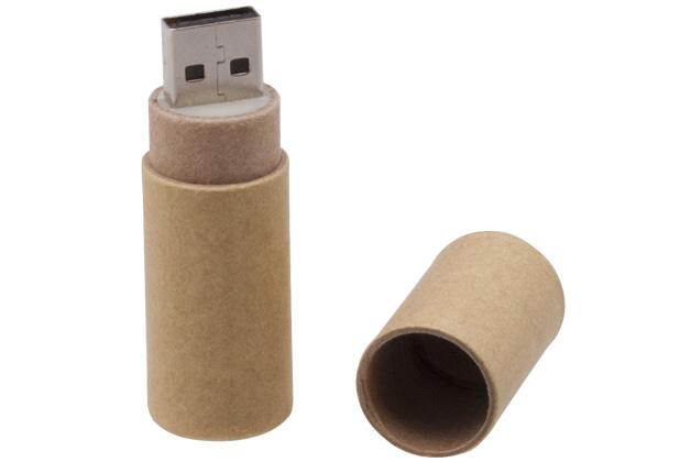 Memoria cilindro Usb Carton Reciclado